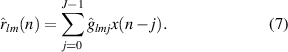 Equation (7)