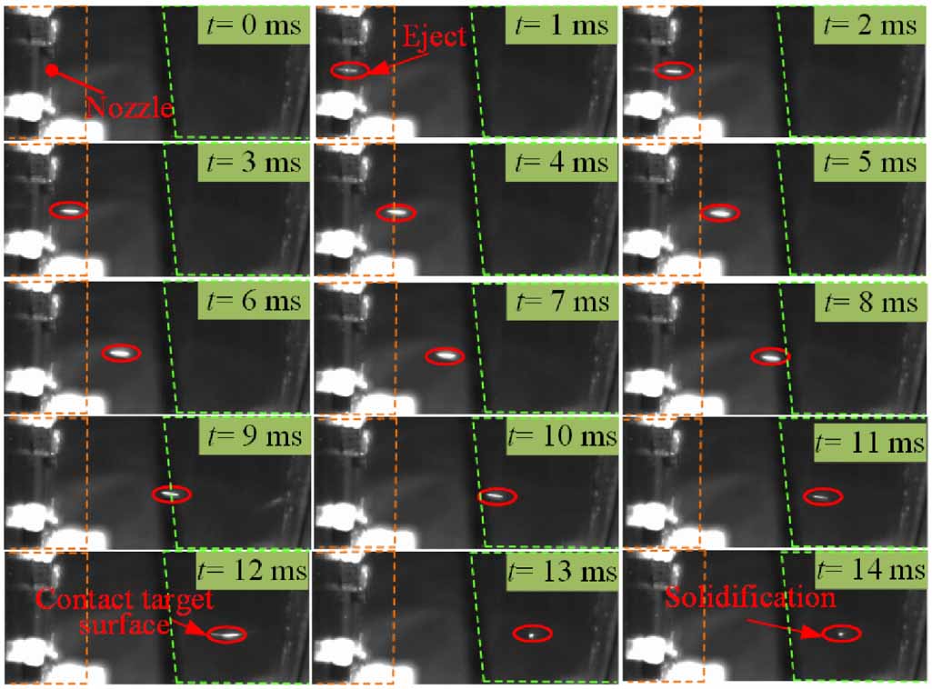 Microdot Tooth On-demand direct printing of tin microdots by a piezoelectric microjet ...