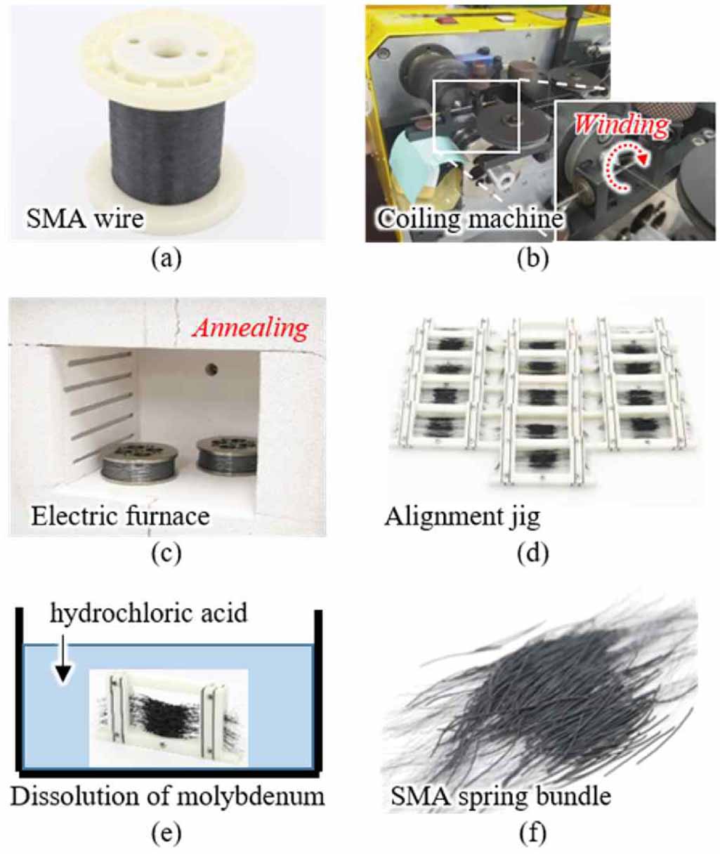 Shrma Spring Structure Soft fabric muscle based on thin diameter SMA springs - IOPscience