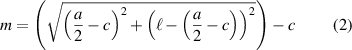 Equation (2)