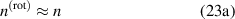 Equation (23a)