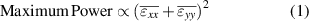 Equation (1)