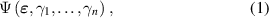 Equation (1)