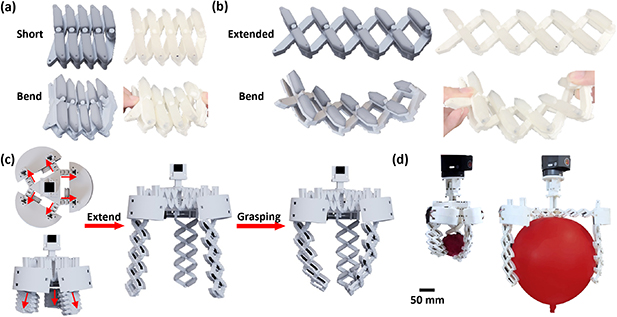 A reconfigurable compliant robotic gripper based on flexible scissors ...
