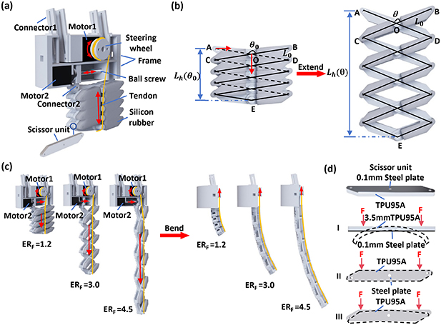 A reconfigurable compliant robotic gripper based on flexible scissors ...