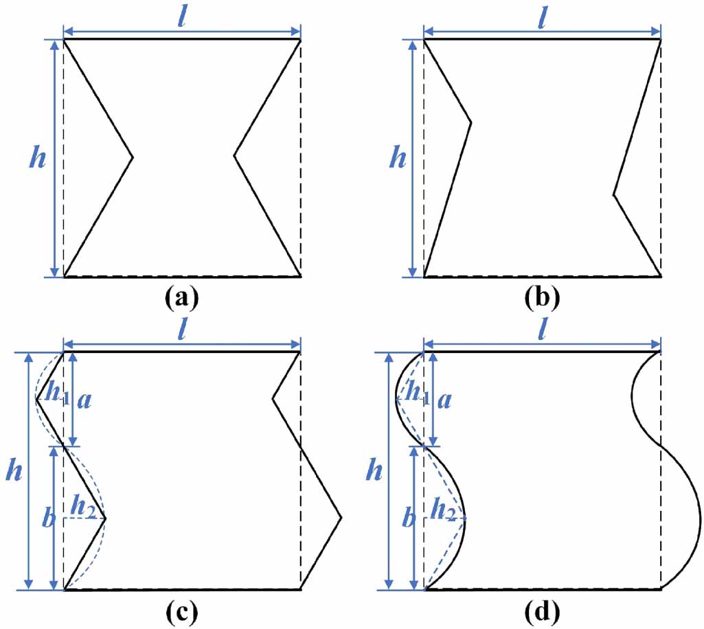 3D arc-shaped structure design of compression-twist coupling ...