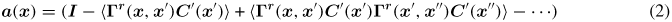 Equation (2)