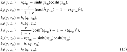 Equation (15)