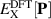 $E_{\text{X}}^{{\text{DFT}}}[{\mathbf{P}}]$