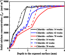 Numerical analysis of sulfate erosion impact on chloride ion diffusion ...