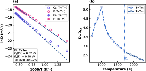 Molecular dynamics insights into CaF2 single crystal growth using ...