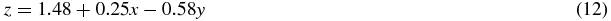 Equation (12)