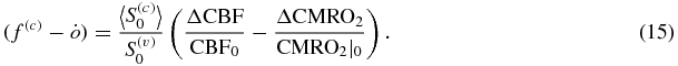 Equation (15)