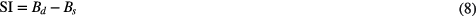 Equation (8)