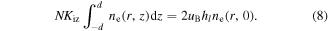 Equation (8)