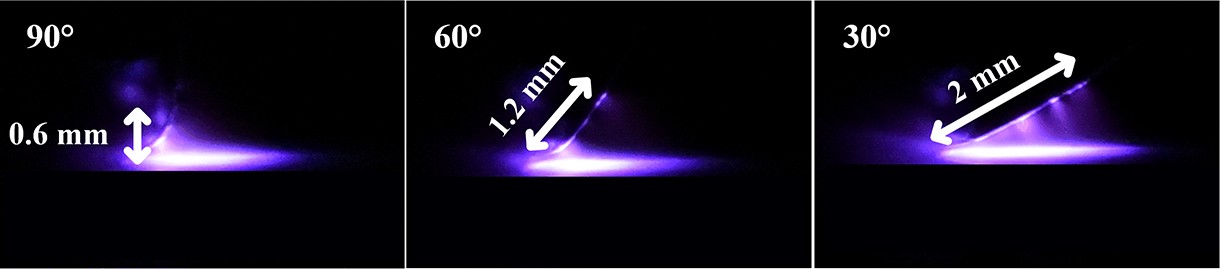 Study of three-dimensional spatial diffuse discharge in contact ...
