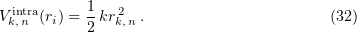 Equation (32)