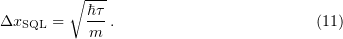 Equation (11)