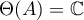 $\Theta(A)=\mathbb{C}$