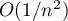 $O(1/n^2)$