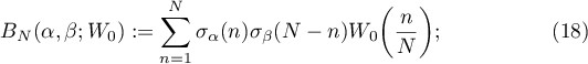 Equation (18)