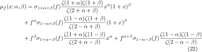 Equation (22)