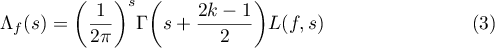 Equation (3)