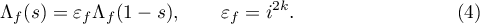 Equation (4)