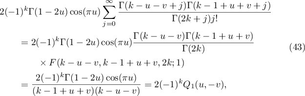 Equation (43)