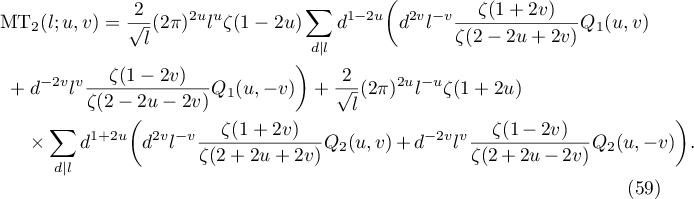Equation (59)