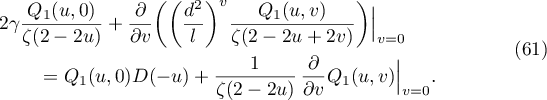 Equation (61)