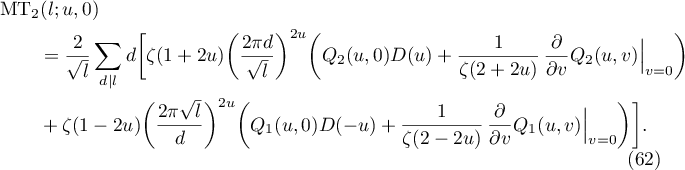 Equation (62)