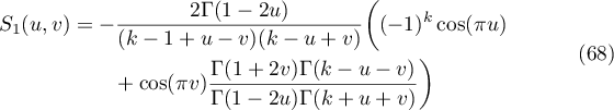 Equation (68)