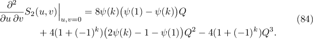 Equation (84)