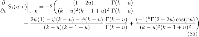 Equation (85)