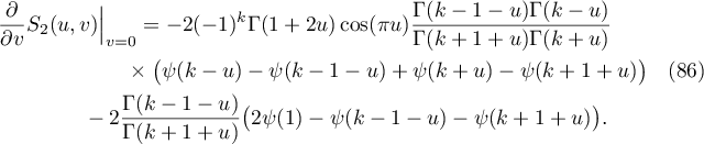 Equation (86)