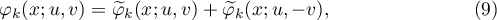 Equation (9)