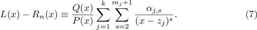 Equation (7)