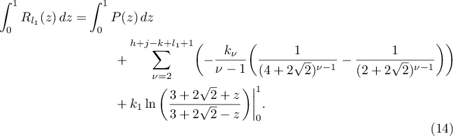 Equation (14)