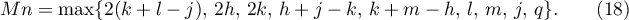 Equation (18)