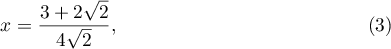 Equation (3)
