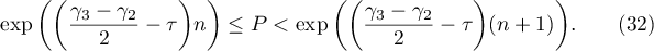 Equation (32)