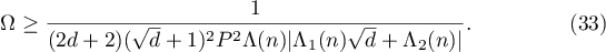 Equation (33)