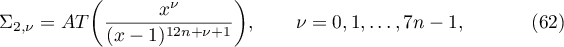 Equation (62)