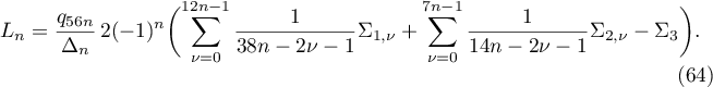 Equation (64)