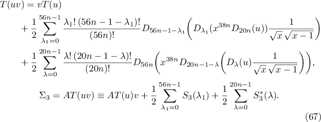 Equation (67)