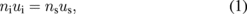 Equation (1)