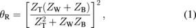 Equation (1)