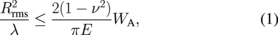 Equation (1)