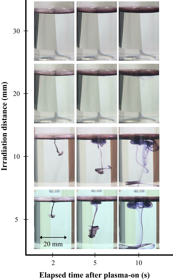 Detection of reactive oxygen species supplied into the water bottom by ...